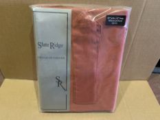 10 X BRAND NEW SLATE RIDEGE RED CURTAINS IN VARIOUS SIZES