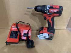 Milwaukee Brushless M18 CBLPD-0X Drill and Screwdriver CBLPD-0X. COMES WITH BATTERY & CHARGER.