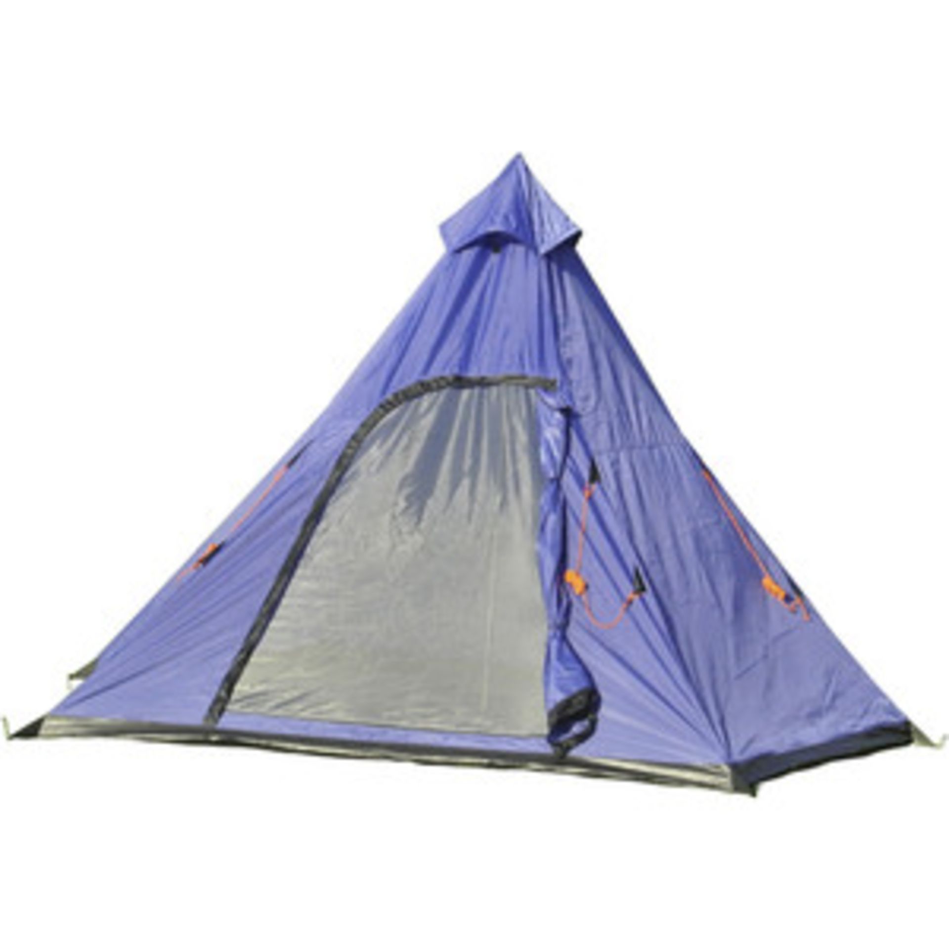 2 X BRAND NEW MCCALIFORNIA 6 BERTH TEEPEE TENT BLUE 3750 X 3450 X 2500MM RRP £299 EACH