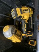 DEWALT DCK264P2. TWIN PACK NAIL GUNS WITH 2 BATTERIES AND CARRY CASE. UNCHECKED