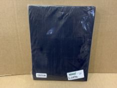 22 X BRAND NEW NAVY PLAIN DYED DOUBLE FITTED SHEETS