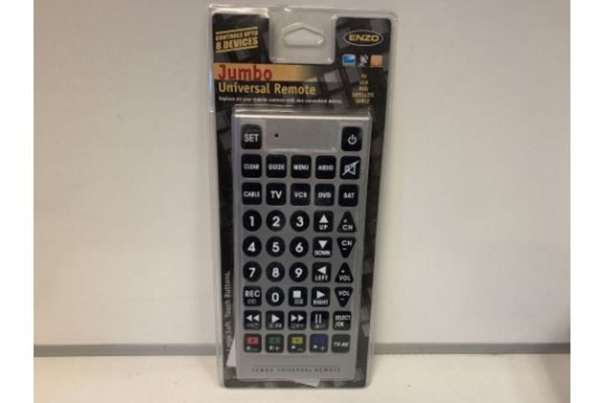 20 X NEW PACKAGED ENZO JUMBO UNIVERSAL REMOTE CONTROLS