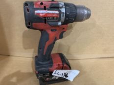 Milwaukee Set Drill and IMPACT DRIVER 18V INCLUDES 2 X BATTERIES & CHARGER. UNCHECKED ITEM