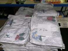 26 X BRAND NEW PATTERNED PILLOW CASES