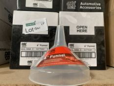 32 X BRAND NEW 6 INCH AUTOCARE FUNNELS