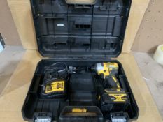 DEWALT 18V LITIUM ION 2.0AH DCF787D2T BRUSHLESS IMPACT DRIVER WITH CHARGER, BATTERY & CARRY CASE.