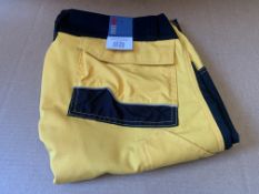 12 X BRAND NEW DICKIES PRO YELLOW/BLACK SHORTS IN VARIOUS SIZES