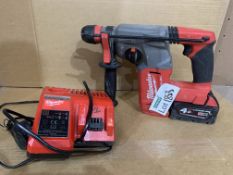 Milwaukee Cordless SDS Plus Drill Brushless M18 CHX-0 FUEL 18V Li-Ion. COMES WITH BATTERY & CHARGER.