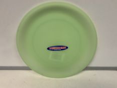 264 X BRAND NEW GREEN PLASTIC PLATES