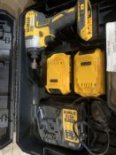 DEWALT DCF787 18V LI-ION XR BRUSHLESS CORDLESS IMPACT DRIVER COMES COMPLETE WITH 2 X BATTERIES,