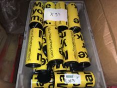 33 X BRAND NEW BLOOMBERG MAKE YOUR MARK T SHIRTS XL IN TUBES