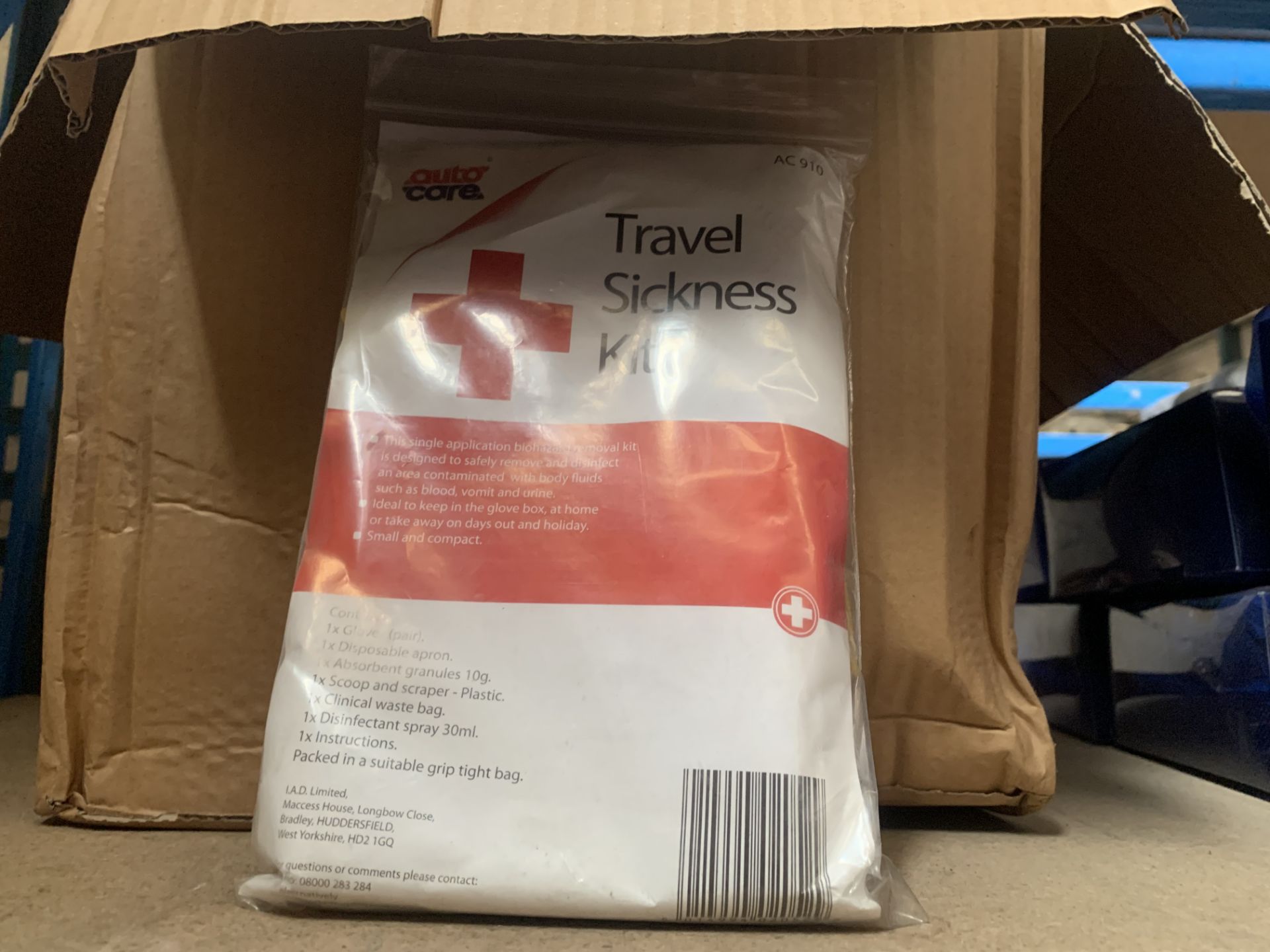 40 X BRAND NEW AUTOCARE TRAVEL SICKNESS KITS