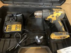 DEWALT DCD778D2T BRUSHLESS COMBI DRILL WITH CHARGER & CARRY CASE. UNCHECKED