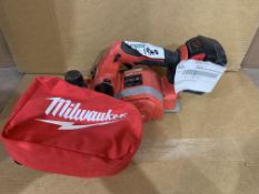 Milwaukee M18 BP-0 18V Li-Ion Cordless Planer COMES WITH BATTERY. UNCHECKED ITEM
