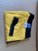 9 X BRAND NEW DICKIES PRO YELLOW/BLACK SHORTS SIZE 60/44/54