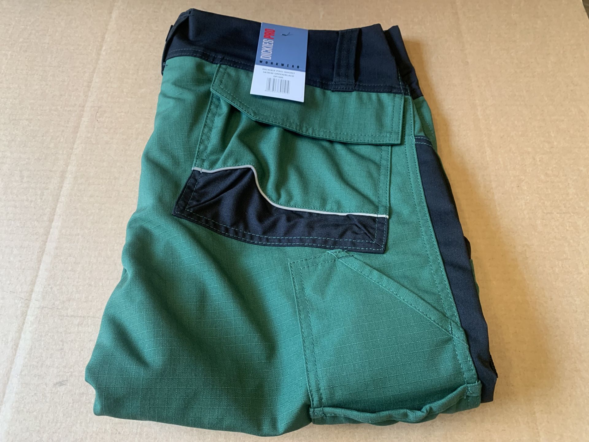 7 X BRAND NEW DICKIES PRO ROYAL BLUE/BLACK SHORTS SIZE 52/36/46