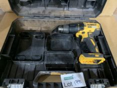 DEWALT DCD778D2T BRUSHLESS COMBI DRILL WITH CARRY CASE. UNCHECKED