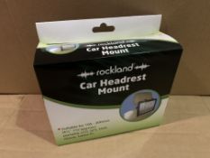 72 X BRAND NEW ROCKLAND CAR HEADREST MOUNTS