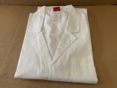 7 X BRAND NEW DICKIES MEDICAL WHITE MEDICAL UNIFORM TOPS SIZE MEDIUM