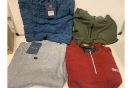 6 X BRAND NEW MENS REGATTA SWEAT TOPS IN VARIOUS STYLES AND SIZES (1318/8)