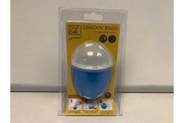 96 X BRAND NEW ZAP CHEF CRACKING EGGS MICROWAVE EGG COOKERS (1542/8)