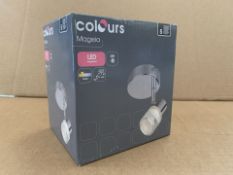 23 X BRAND NEW COLOURS MAGEIA LED WALL LIGHTS (784/8)