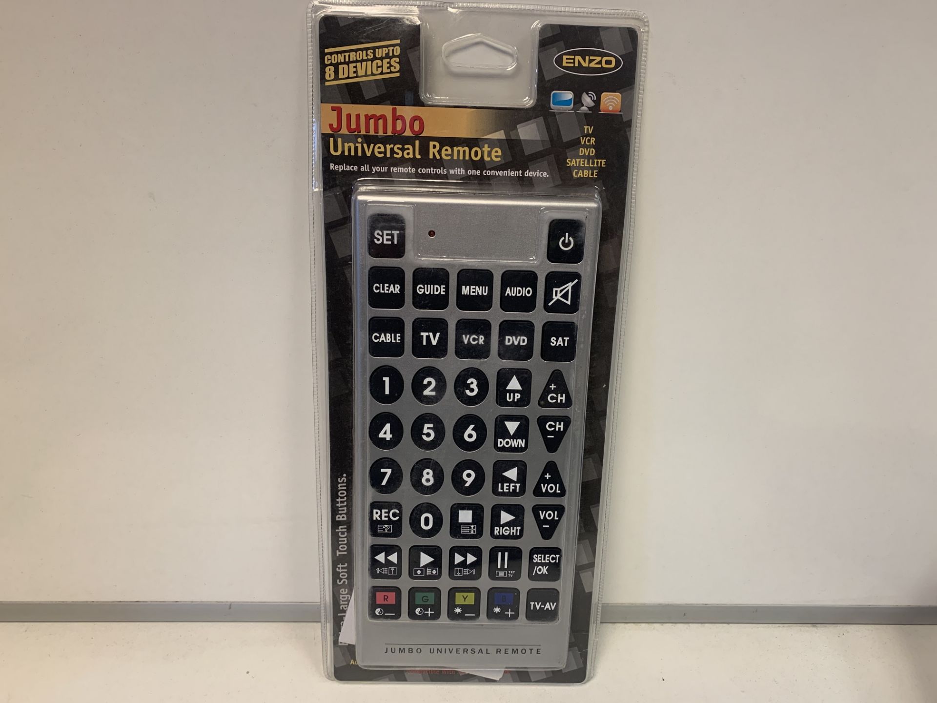 20 X NEW PACKAGED ENZO JUMBO UNIVERSAL REMOTE CONTROLS (219/8)