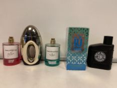 5 X PERFUMES/AFTERSHAVE 80-100% FULL INCLUDING KATE SPADE, AGENT PROVOCATEUR, REPLAY ETC (1353/8)