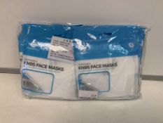 200 x NEW PACKAGED KN95 FACE MASKS (1116/8)