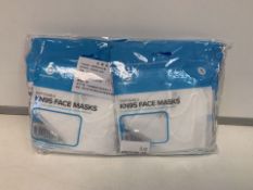 200 x NEW PACKAGED KN95 FACE MASKS (1115/8)