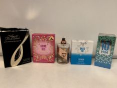 5 X PERFUMES/AFTERSHAVE 80-100% FULL INCLUDING SJP, IU, ANNA SUI ETC ((1358/8)