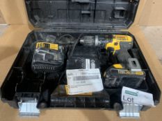 DEWALT DCD778D2T-SFGB 18V 2.0AH LI-ION XR BRUSHLESS CORDLESS COMBI DRILL WITH 2 X BATTERIES, CHARGER