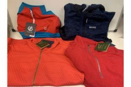 6 X BRAND NEW WOMENS REGATTA SWEAT TOPS IN VARIOUS STYLES AND SIZES (1325/8)