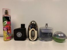 5 X PERFUMES/AFTERSHAVE 80-100% FULL INCLUDING DKNY, REPLAY, SJP ETC (1374/8)