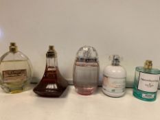 5 X PERFUMES/AFTERSHAVE 80-100% FULL INCLUDING KATE SPADE, FAME AND FORTUNE ETC (1373/8)