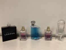 5 X PERFUMES/AFTERSHAVE 80-100% FULL INCLUDING PAUL SMITH, ESCADA ETC (1371/8)