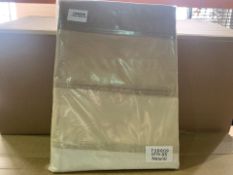 10 X BRAND NEW NATURAL CHOCOLATE CURTAINS 170 X 136CM (950/8)