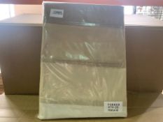 10 X BRAND NEW NATURAL CHOCOLATE CURTAINS 170 X 136CM (946/8)