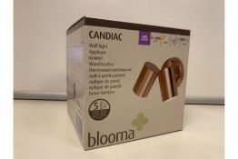 10 X BRAND NEW BLOOMA CANDIAC LED WALL LIGHTS (1604/8)