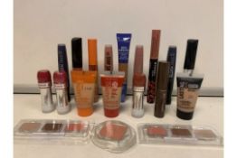 1000 X BRAND NEW ASSORTED MAX FACTOR AND RIMMEL SEALED TESTERS INCLUDING 5.5MLLIQUID LIP COLOUR,
