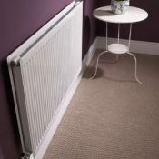 12 X Brand new sealed Quinn Round Double Convection Top Radiator 500mm x 500mm (PLEASE NOTE COLLE