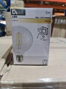 PALLET TO CONTAIN 320 x NEW BOXED DIALL LED E27 FITTING LIGHT BULBS. 75W. 100%Lm. RRP £9.97 EACH