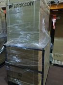 (O214) PALLET TO CONTAIN 19 x NEW BOXED SOAK.COM 800MM WETROOM/SIDE PANELS. RRP £349 EACH