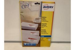 200 X BRAND NEW PACKS VARIOUS AVERY AND HERMA LABELS RRP £19.99 EACH