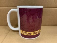 `36 X BRAND NEW OFFICIAL CLEVELAND CAVALIERS 110Z MUGS (1134/15)
