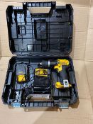 DEWALT DCD785P2T-SFGB 18V 5.0AH LI-ION XR CORDLESS COMBI-HAMMER DRILL. COMES WITH BATTERY, CHARGER &