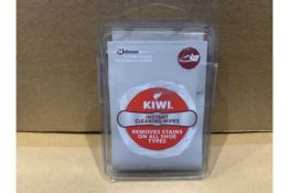 240 X NEW PACKS OF 4 KIWI INSTANT CLEANING WIPES - REMOVES STAINS ON ALL SHOE TYPES (208/15)