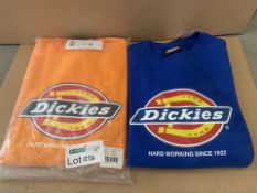 5 X BRAND NEW DICKIES FASHION JUMPERS IN VARIOUS STYLES AND SIZES (1238/15)