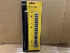 24 X BRAND NEW ROSS TOOLS 15 PIECE SOCKET SETS (1674/15)