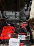 MILWAUKEE M18 CBLPD-402C 18V 4.0AH LI-ION REDLITHIUM BRUSHLESS CORDLESS COMBI DRILL. COMES WITH